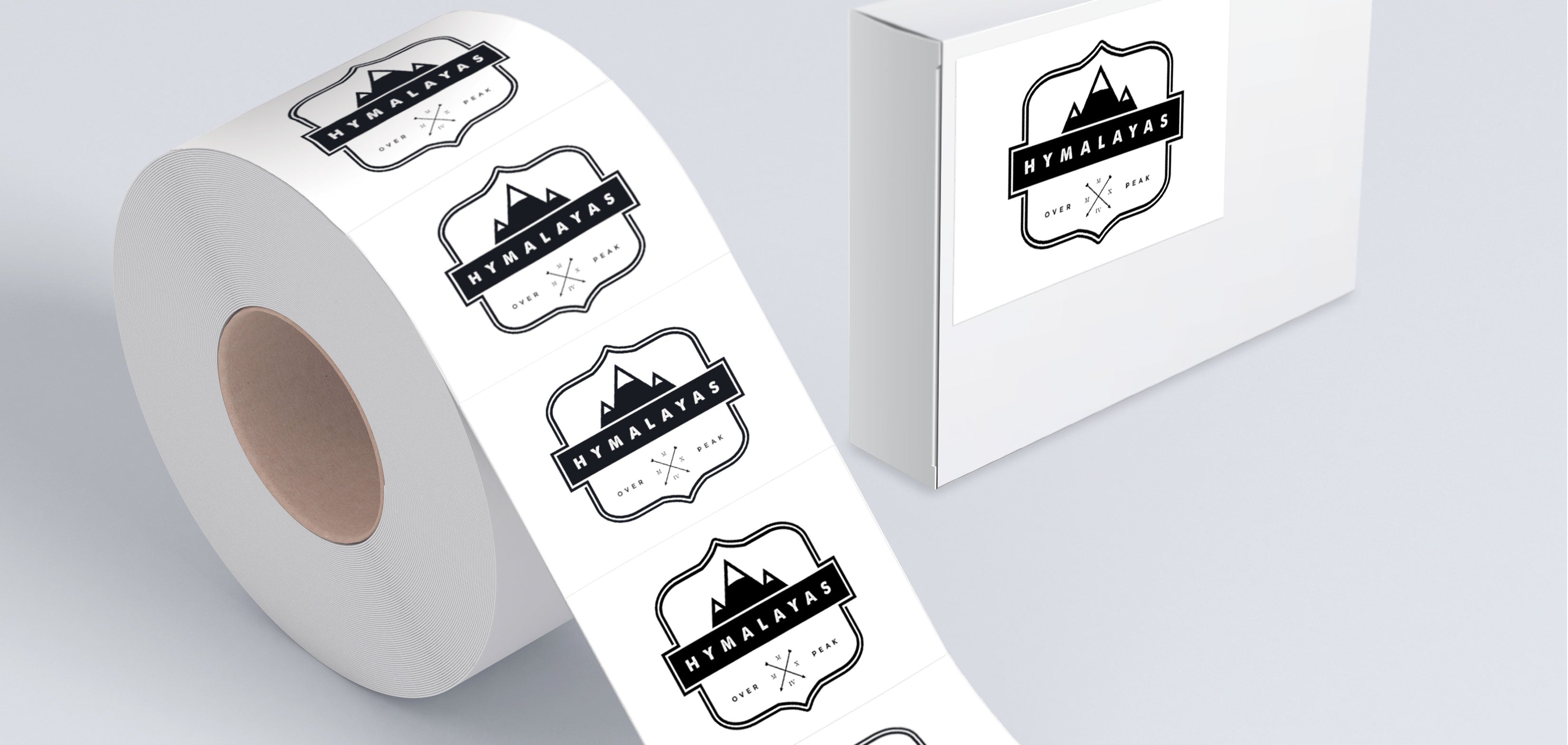Rectangle Roll Labels - Custom Printing - LabelLlama
