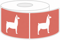 Rectangle Roll Labels - Custom Printing - LabelLlama