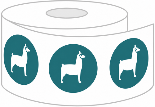 Circle Roll Labels - Custom Printing - LabelLlama